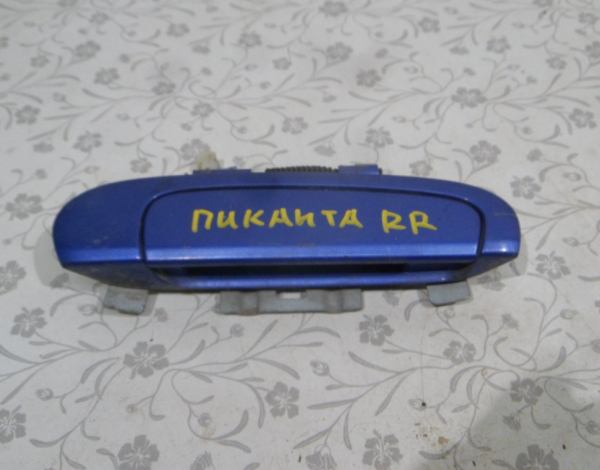 Ручка двери задней правой для Kia Picanto (8366007010) купить с разбора в Челябинске