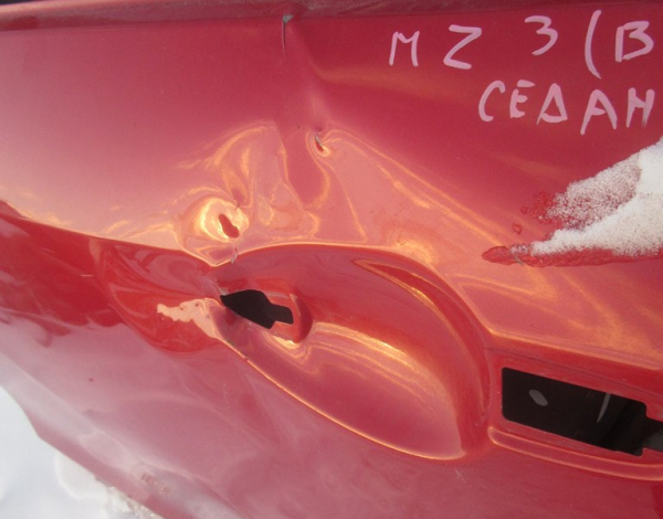 Дверь задняя левая для Mazda 3 BL с 2009 г (BBY27302XA) купить с разбора в Челябинске