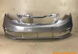 Бампер передний Kia Rio 3 после 2015г Sleek Silver RHM (Серебристый металлик) в наличии на складе