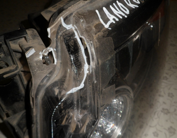 Фара левая ксенон для Land Rover Discovery 4 после 2014г (EH2213W030ED) купить с разбора в Челябинске