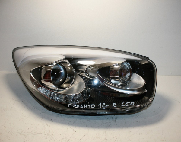 Фара правая LED для Kia Picanto с 2011г (92102-1Y3) купить с разбора в Челябинске