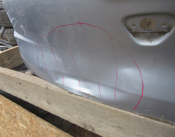 Дверь багажника для Datsun On-do с 2014 г купить с разбора в Челябинске
