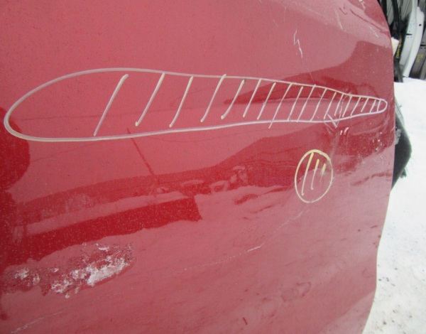 Дверь задняя правая для Kia Rio 3 с 2011 (седан) купить с разбора в Челябинске